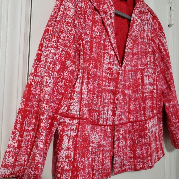 Lafayette 148 New York Italian Print Jacket - Picture 5 of 8